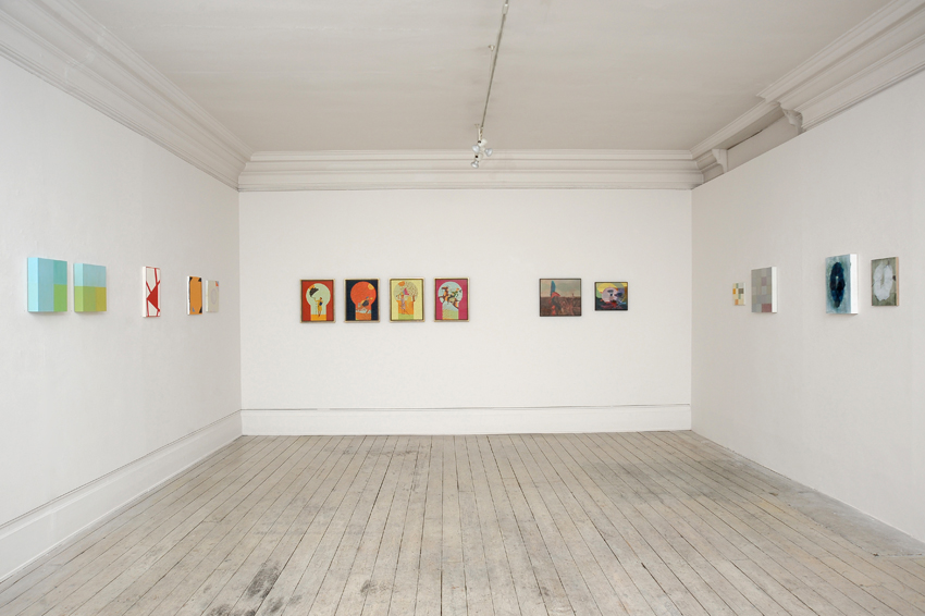 Installation view of Panel Paintings 2, 2014 | emmahilleagle